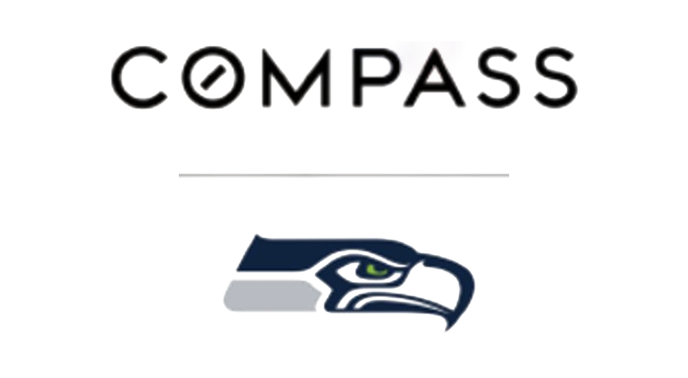 Compass · Official Real Estate Partner of the Seattle Seahawks